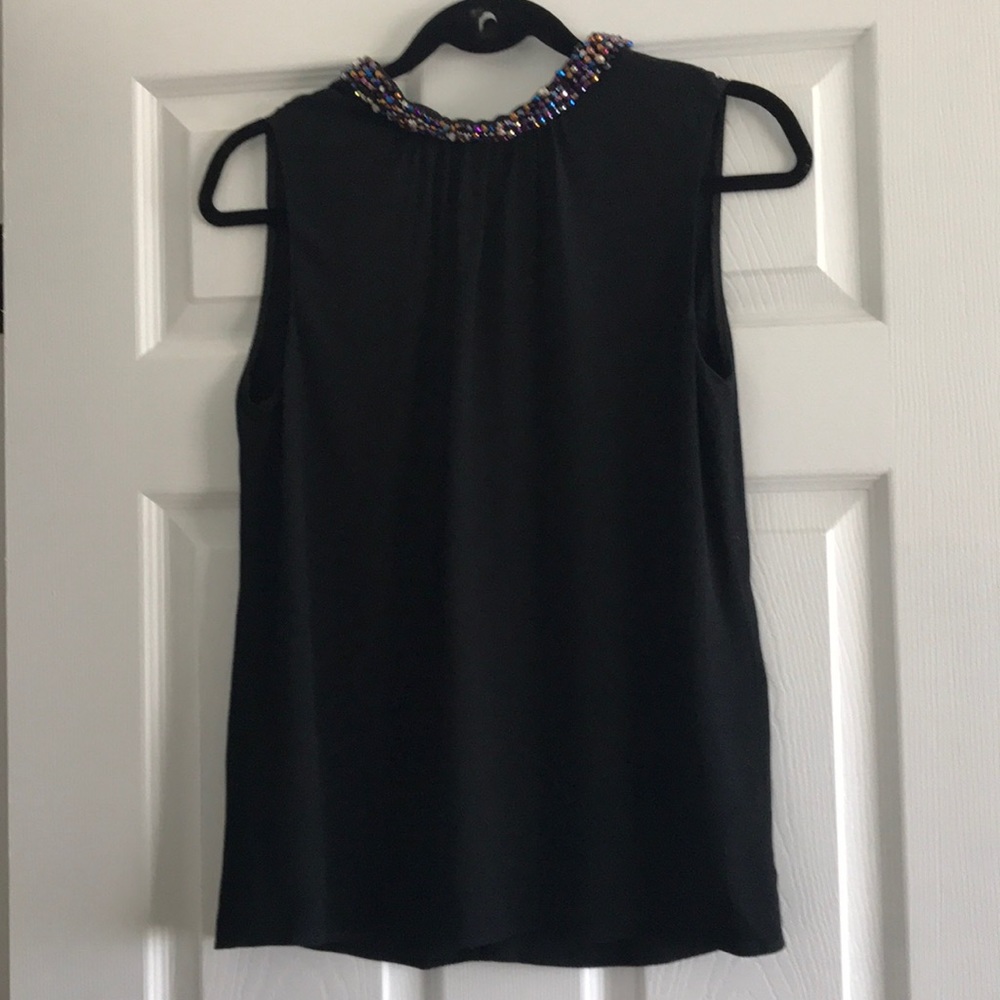 Sandro blouse with embellished collar